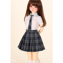 Load image into Gallery viewer, High school girl set (white x navy)