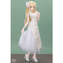 Load image into Gallery viewer, White Peony Chinoiserie Dress (L Bust/DDdy)