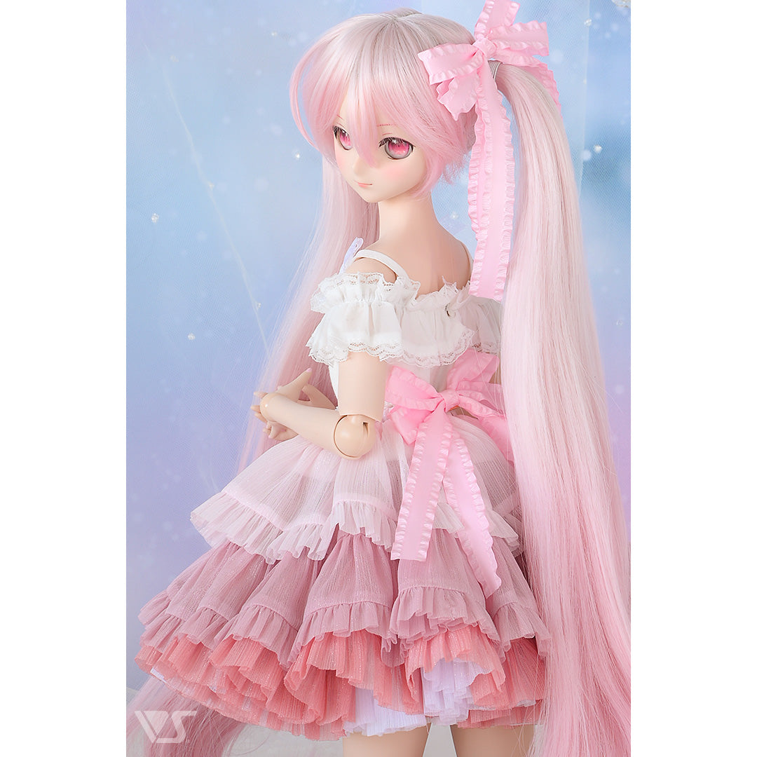 Ribbon Clips (Double / Pink)
