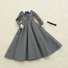 Load image into Gallery viewer, Plaid Dress Set (SS~M Bust)(Gray)