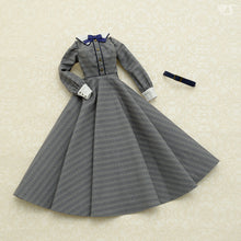 Load image into Gallery viewer, Plaid Dress Set (L Bust / DDdy)(Gray)
