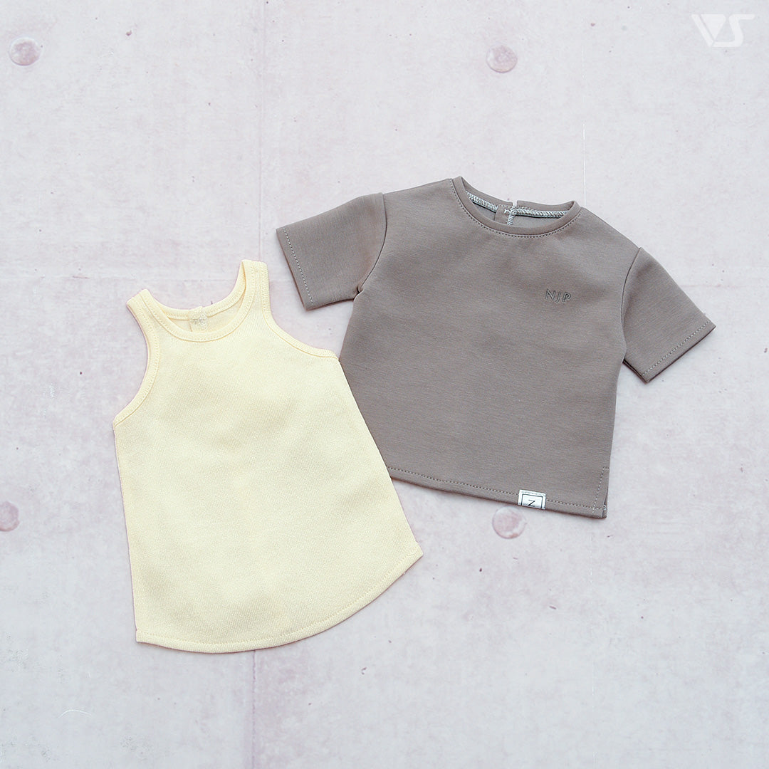 NJP Embroidery Logo Tee Set (Ash)