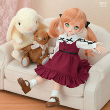 Load image into Gallery viewer, Jumper Dress Set / Chimikko (Bordeaux)