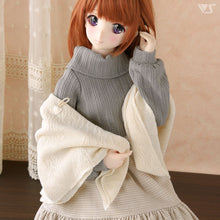 Load image into Gallery viewer, Cotton Knit Shawl (Ivory)