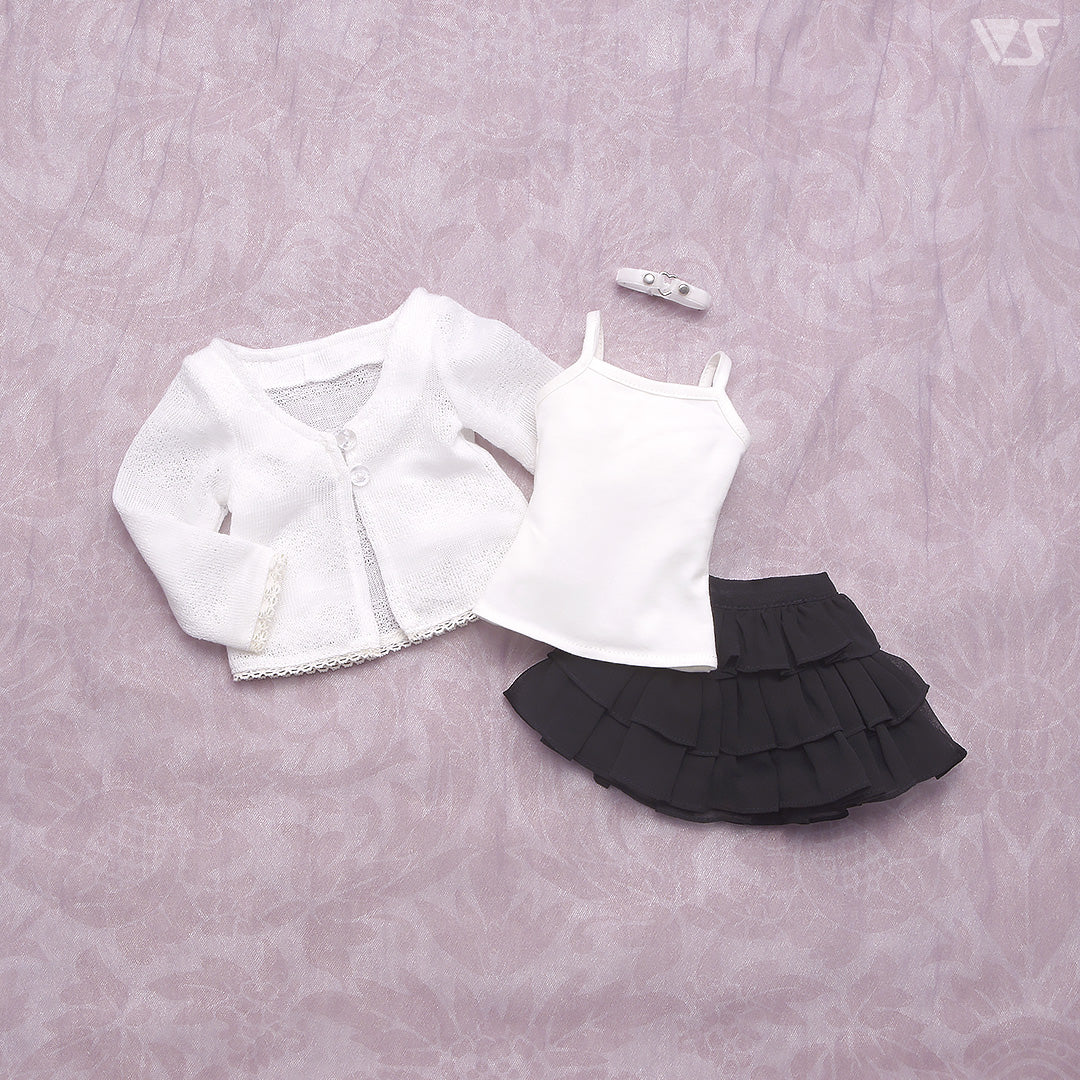 Monochrome Cardigan Set