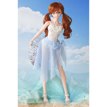 Load image into Gallery viewer, Swimsuit Set (Pareo / Pale Blue)