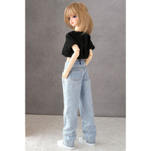 Load image into Gallery viewer, 002 Tuck Wide Jeans / SD (Pale Blue)