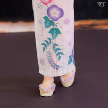 Load image into Gallery viewer, Modern Drawstring Bag & Geta Sandals Set (Light Pink)