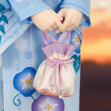 Load image into Gallery viewer, Modern Drawstring Bag & Geta Sandals Set (Light Pink)