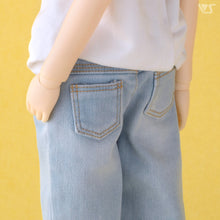 Load image into Gallery viewer, Wide Jeans (Light Blue)