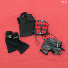 Load image into Gallery viewer, Synthetic Leather Thigh Belt Shorts Set / Mini