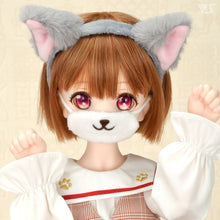 Load image into Gallery viewer, Mask & Cat Ear Headband (Gray)