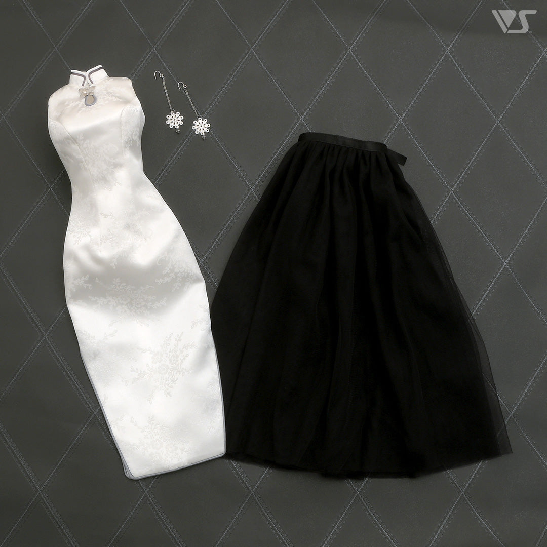 DDdy White Chinoiserie Dress