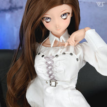 Load image into Gallery viewer, White Synthetic Leather Dress Set