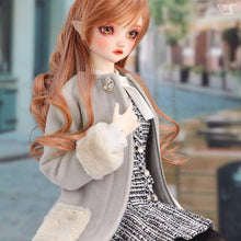 Load image into Gallery viewer, Collarless Bijou Coat (Gray)