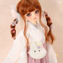 Load image into Gallery viewer, Fluffy bunny clip (white)
