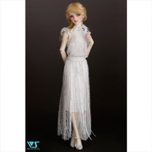 Load image into Gallery viewer, White fringe dress [PreOrder]
