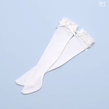 Load image into Gallery viewer, SD lace-trimmed socks (white)[PreOrder]
