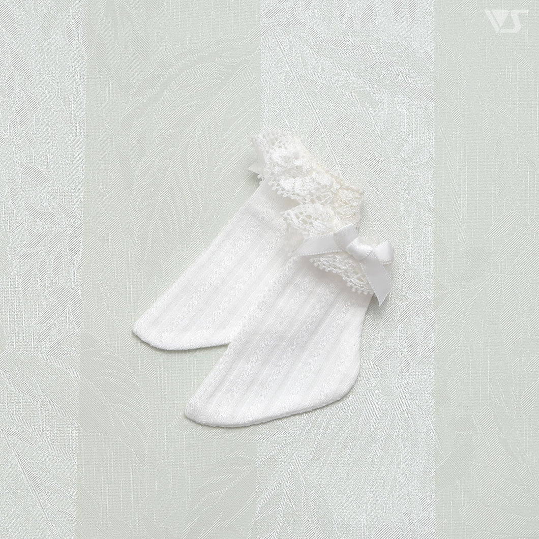 SDM Frill Socks (White) - Mini [PreOrder]