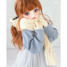 Load image into Gallery viewer, Cable knit scarf (ivory)[PreOrder]
