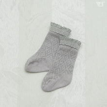 Load image into Gallery viewer, SDM~SD Lace Knit Socks (Gray)[PreOrder]
