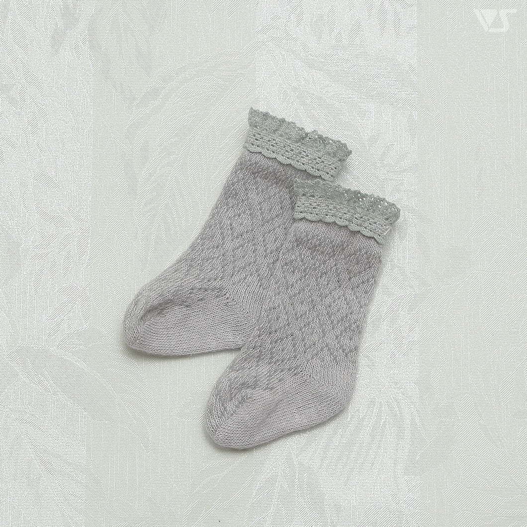 SDM~SD Lace Knit Socks (Gray)[PreOrder]