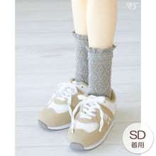 Load image into Gallery viewer, SDM~SD Lace Knit Socks (Gray)[PreOrder]

