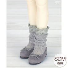 Load image into Gallery viewer, SDM~SD Lace Knit Socks (Gray)[PreOrder]
