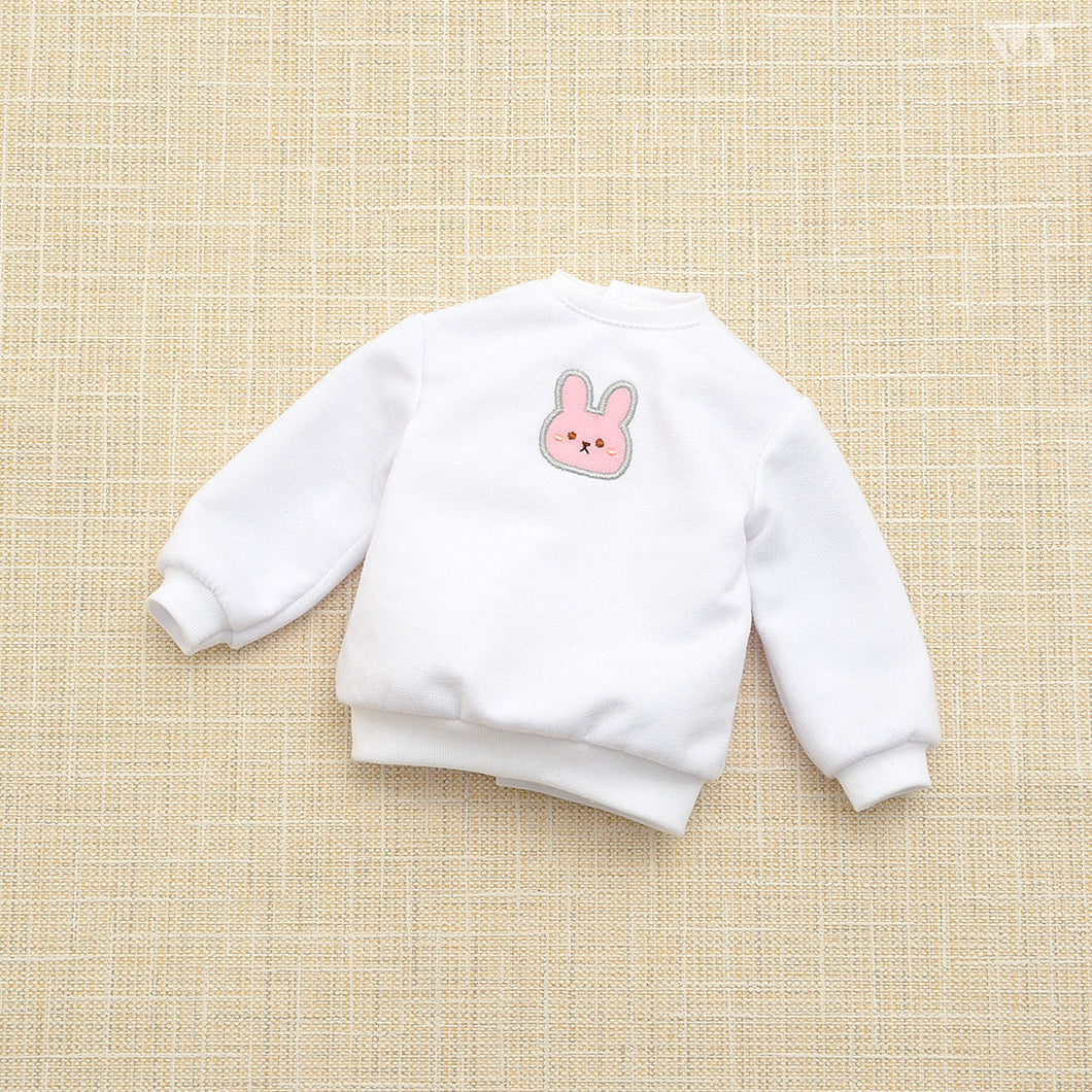 Rabbit sweatshirt (white) mini [PreOrder]