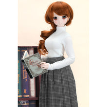 Load image into Gallery viewer, High-neck ribbed knit dress (white)[PreOrder]
