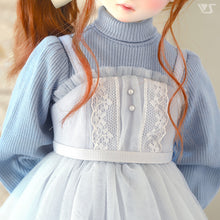 Load image into Gallery viewer, Loose knit and cami dress set (ice blue) - Mini [PreOrder]
