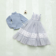 Load image into Gallery viewer, Loose knit and cami dress set (ice blue) - Mini [PreOrder]
