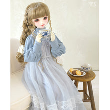 Load image into Gallery viewer, Loose knit and cami dress set (ice blue)[PreOrder]
