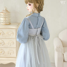 Load image into Gallery viewer, Loose knit and cami dress set (ice blue)[PreOrder]
