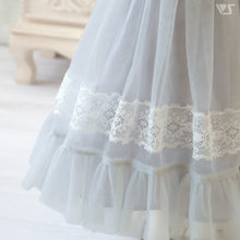 Load image into Gallery viewer, Loose knit and cami dress set (ice blue)[PreOrder]
