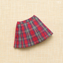 Load image into Gallery viewer, Check skirt (red x white)
