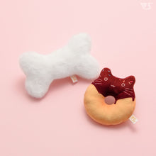 Load image into Gallery viewer, Cat Ear Donut &amp; Bone Cushion [PreOrder]
