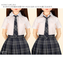 Load image into Gallery viewer, High school girl set (white x navy)
