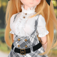 Load image into Gallery viewer, Suspender mini skirt set (gray) - chibi/mini [PreOrder]
