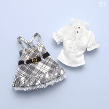 Load image into Gallery viewer, Suspender mini skirt set (gray) - chibi/mini [PreOrder]
