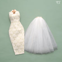 Load image into Gallery viewer, White Peony Chinoiserie Dress (L Bust/DDdy)
