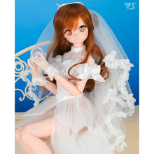 Load image into Gallery viewer, Dressy Ribbon Veil (White Tulle)[PreOrder]
