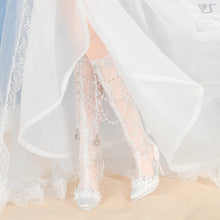 Load image into Gallery viewer, "Mermaid Tear" lace-up boots [PreOrder]
