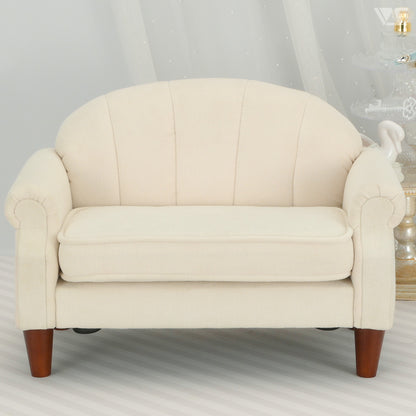 Shell Back Sofa (White)[PrderOrder]