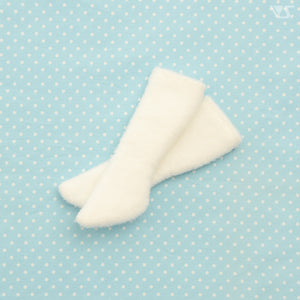 SDM Fluffy Socks / Mini (White)[PreOrder]