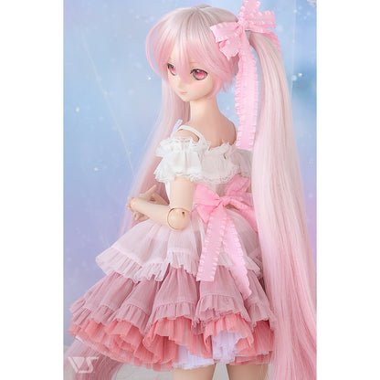 Ribbon Clips (Double / Pink)