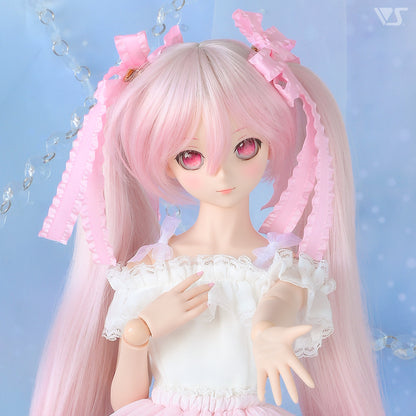 Ribbon Clips (Double / Pink)