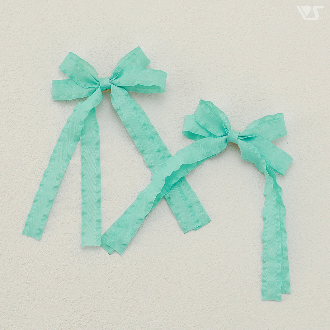 Ribbon Clips (Double / Green)