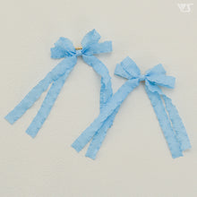 Load image into Gallery viewer, Ribbon Clips (Double / Pale Blue)
