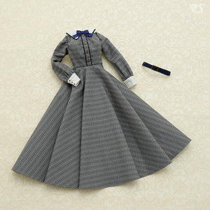 Plaid Dress Set (L Bust / DDdy)(Gray)
